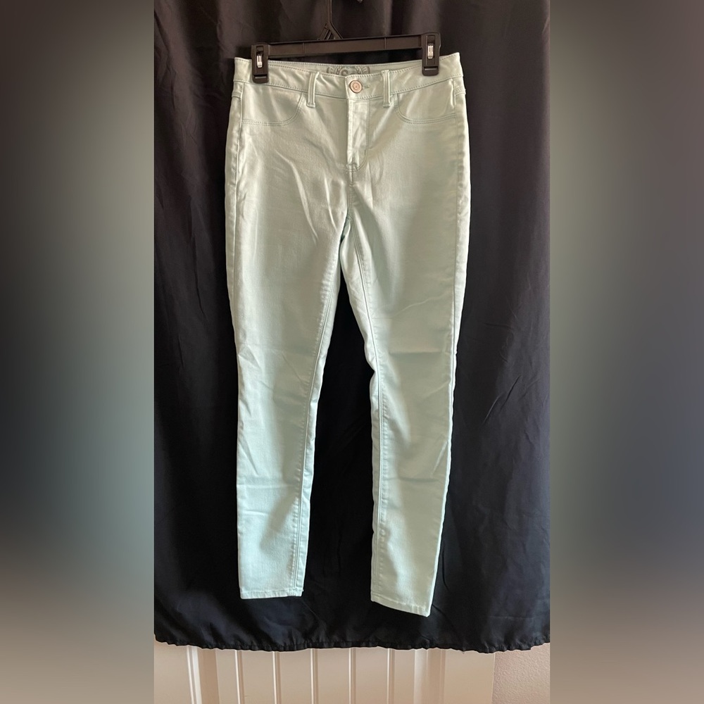 SO Women's Skinny Jeans in Light Mint
